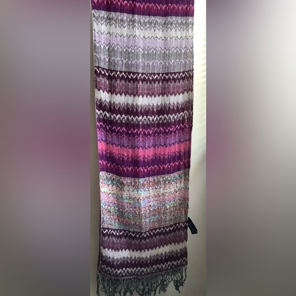 VGC vintage confetti vs zigzag space dye like scarf - Picture 4 of 14